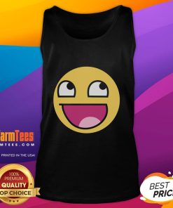 Funny tank top featuring an awesome epic face design, perfect for casual wear and making a statement.