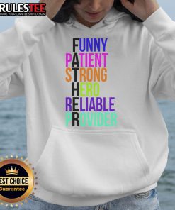 Awesome Father hoodie showcasing a patient, strong hero provider design, perfect for celebrating dads and their dedication.