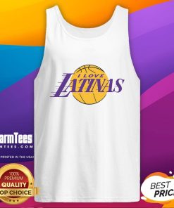 Awesome I Love Latinas tank top in vibrant colors, perfect for casual wear celebrating Latina pride and culture.