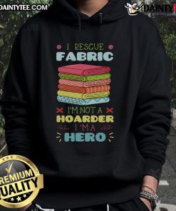Awesome I Rescue Hoodie for fabric sewing enthusiasts, tailors, and quilters, perfect for passionate stitchers.