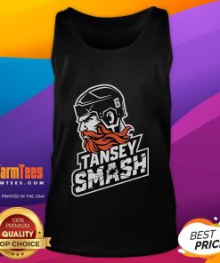 Awesome Kevin Tansey wearing a Smash Sheffield Steelers hockey tank top during a game, showcasing team spirit and style.