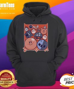 Alt Text: Awesome Kirby Puffball Drop Hoodie featuring vibrant colors and a playful design perfect for fans and cozy wear.