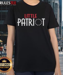 Awesome Little Patriot Stars Ladies Tee featuring a stylish star design, perfect for patriotic events and casual wear.