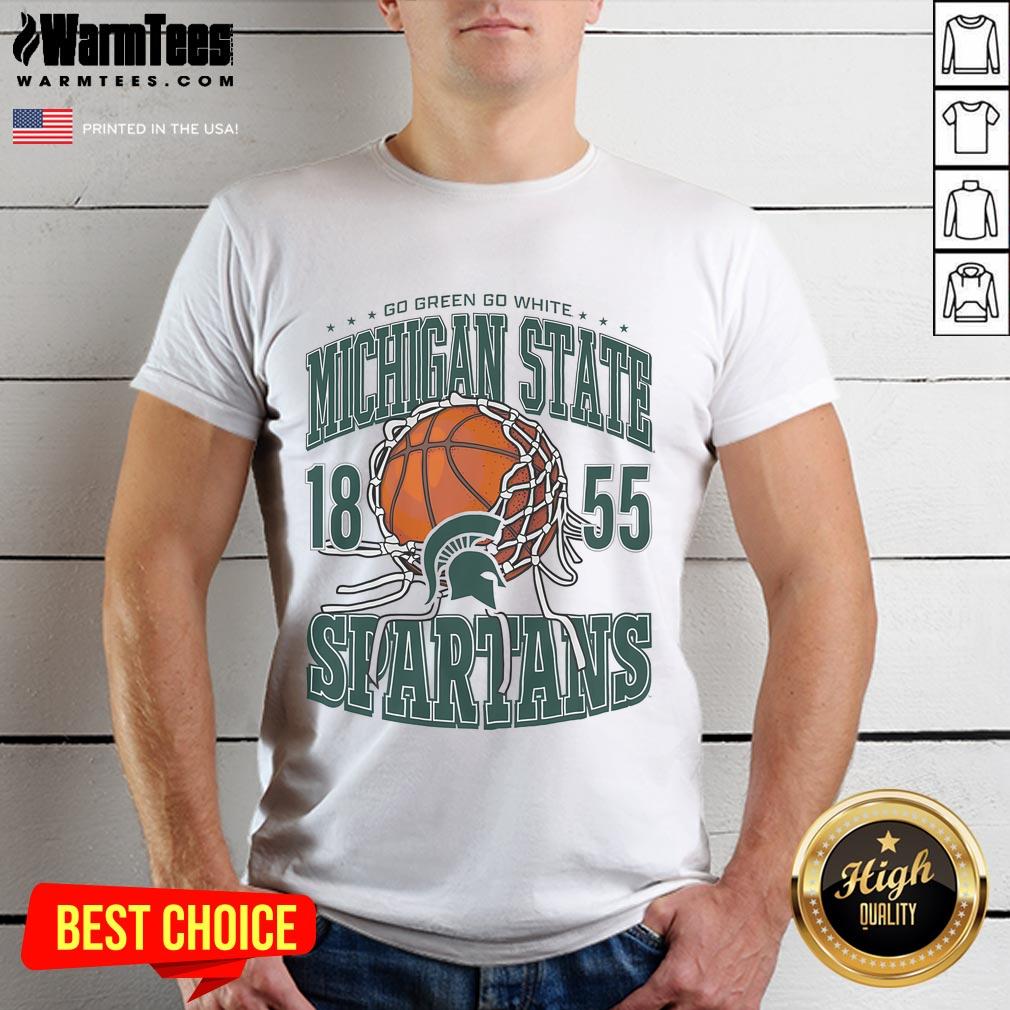 Awesome Michigan State Spartans Cut The Net T Shirt Awesome Michigan State Spartans Cut The Net T-Shirt featuring bold team graphics for fans and alumni.