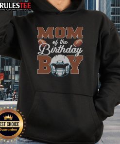 Awesome Mom of the Birthday Boy Football Hoodie, featuring a stylish design perfect for football-themed celebrations.