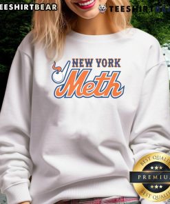 Awesome New York Meth Sweatshirt featuring bold graphics and a stylish design, perfect for urban fashion lovers.