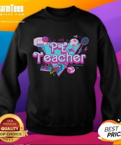 Awesome PE Teacher Sweatshirt featuring a sporty design, perfect for physical education instructors and fitness enthusiasts.