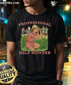 Stylish Awesome Professional Dilf Hunter T-Shirt featuring bold graphics, perfect for casual wear and expressing personality.