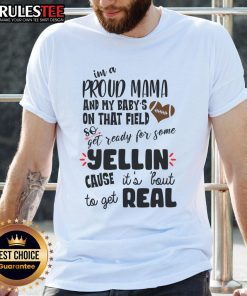 Awesome Proud Football Mama Pretty T-Shirt featuring a stylish design for dedicated football moms.