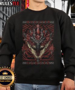Awesome Rathalos Hunting Club Monster Hunter sweatshirt featuring a bold design for fans of the popular video game series.