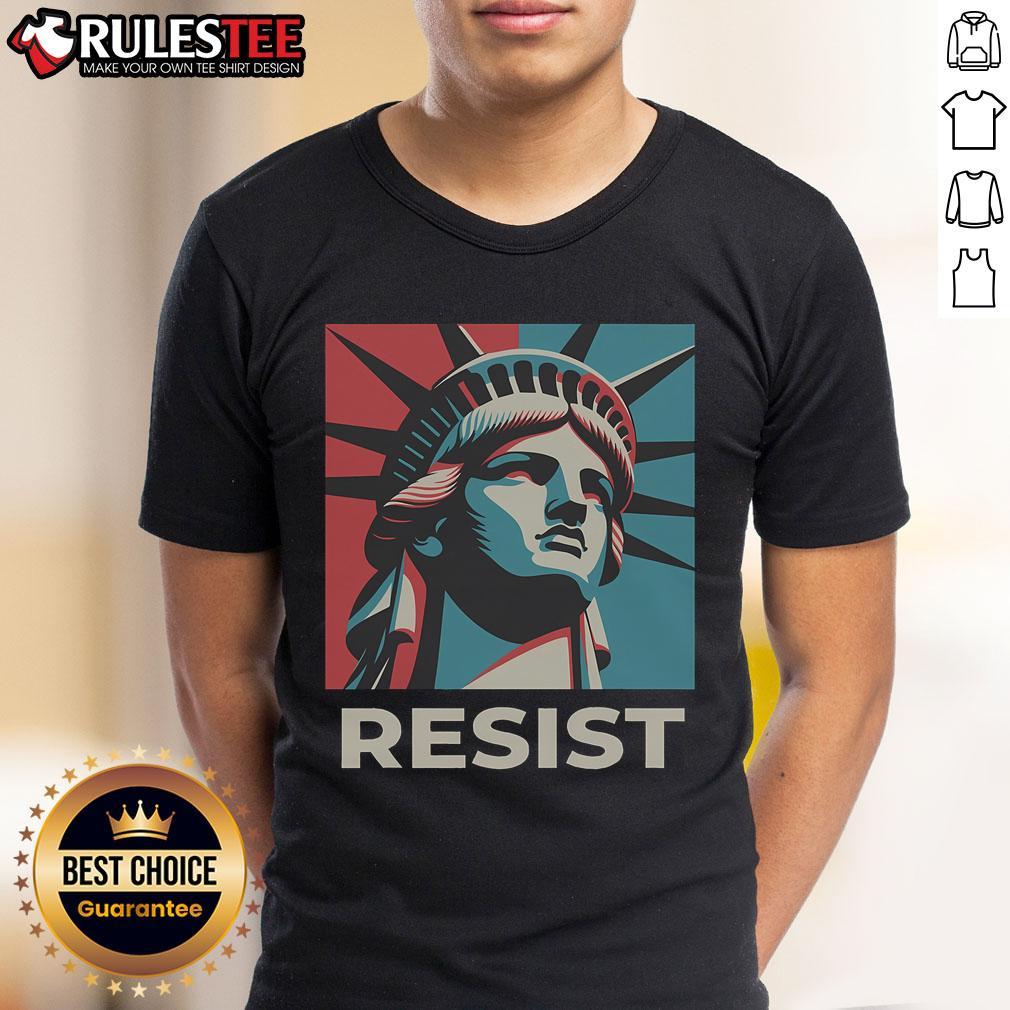 Awesome Retro Vintage Resist Statue Of Liberty T Shirt Awesome retro vintage Resist Statue of Liberty T-shirt featuring a bold graphic design and classic fit.