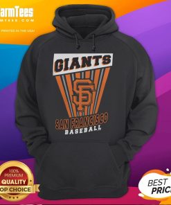 Awesome San Francisco Giants baseball starter hoodie in vibrant orange, perfect for fans and stylish game day wear.
