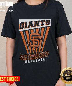 Awesome San Francisco Giants Baseball Starter Ladies Tee in vibrant colors, perfect for fans and casual wear.