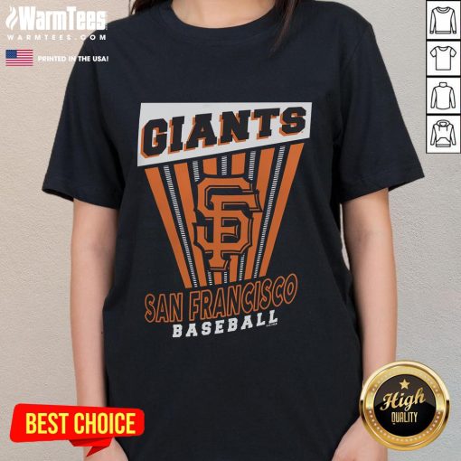 Awesome San Francisco Giants Baseball Starter Ladies Tee in vibrant colors, perfect for fans and casual wear.