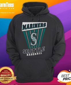 Awesome Seattle Mariners baseball starter hoodie in navy blue, featuring team logo and stylish design for fans.