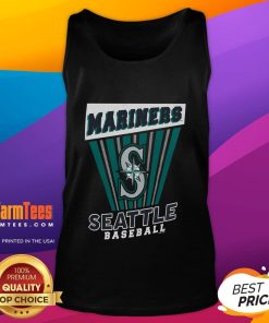 Awesome Seattle Mariners baseball starter tank top featuring vibrant team colors and logo, perfect for game day wear.