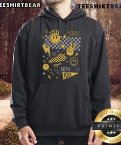Awesome Summit View Academy Smiley Face Collage Hoodie featuring vibrant smiley designs for a stylish and cheerful look.