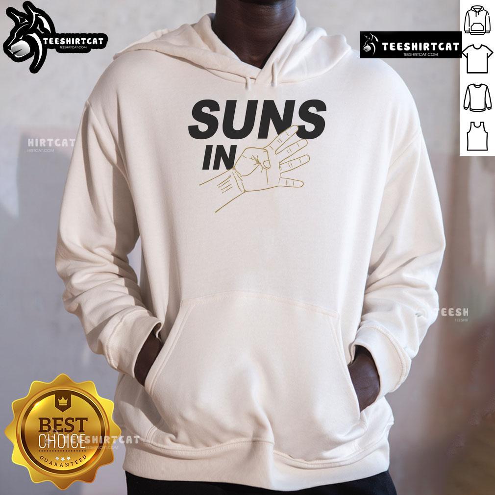 Awesome Suns In 4 Playoff Basketball Hoodie Awesome Suns In 4 Playoff Basketball Hoodie featuring vibrant team colors and a stylish design, perfect for fans.