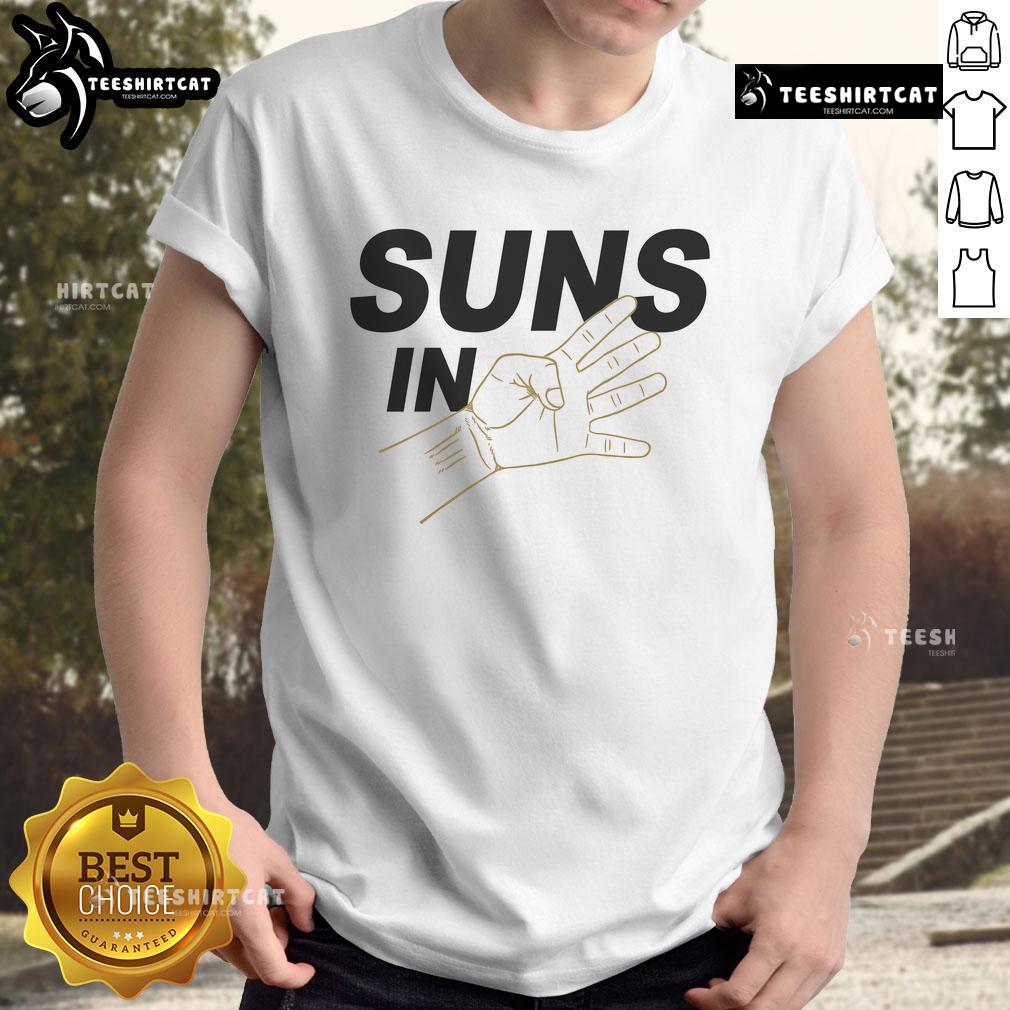 Awesome Suns In 4 Playoff Basketball T Shirt Awesome Suns In 4 Playoff Basketball T-Shirt featuring vibrant graphics celebrating the Phoenix Suns' playoff spirit.