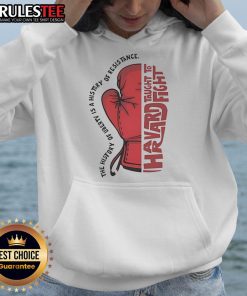 Awesome hoodie featuring 'The History of Liberty is a History of Resistance' with hands taught to fight design.