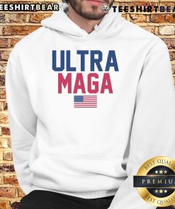 Awesome Ultra MAGA America Flag Hoodie featuring vibrant colors and patriotic design for supporters of American pride.