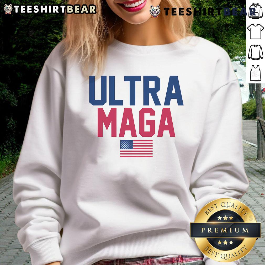 Awesome Ultra Maga America Flag Sweatshirt Alt Text: Awesome Ultra MAGA America Flag Sweatshirt featuring bold patriotic design and comfortable fit for proud supporters.