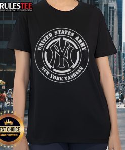 Awesome United States Army New York Yankees Military Appreciation ladies tee featuring a stylish design for fans.