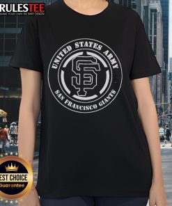 Awesome United States Army San Francisco Military Appreciation ladies tee with patriotic design and comfortable fit.