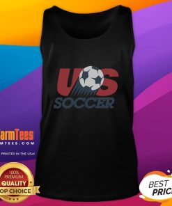 Awesome US Soccer 1993 Crest Tank Top featuring a vintage design and vibrant colors, perfect for soccer fans.