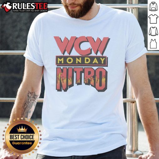 Awesome WCW Monday Nitro T-Shirt featuring bold graphics and vibrant colors, perfect for wrestling fans.