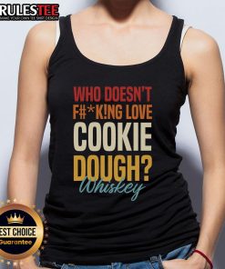 Awesome Cookie Dough Whiskey tank top featuring a fun graphic design for whiskey lovers and cookie dough fans.