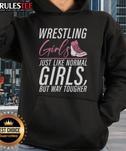Awesome wrestling girls in hoodies showcasing strength and style, combining toughness with a casual look.