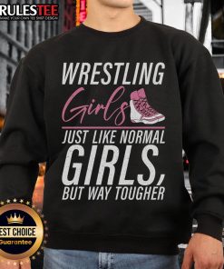 Awesome wrestling girls sweatshirt showcasing strong female athletes, combining style and toughness for every wrestling fan.