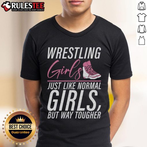 Awesome Wrestling Girls T-Shirt featuring tough girls showcasing strength and style, perfect for wrestling enthusiasts.