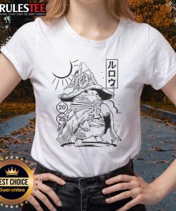 Alt Text: Awesome Wud Wud Monster Hunter Wilds ladies tee featuring vibrant graphics and a stylish fit for gaming fans.