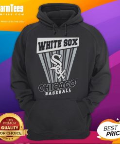 Chicago White Sox Baseball Starter Hoodie in black with team logo, perfect for fans and casual wear.