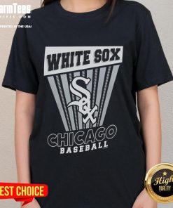 Alt Text: Chicago White Sox Baseball Starter Ladies Tee featuring stylish design, perfect for fans and casual wear.