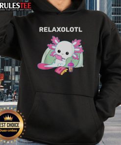 Adorable Cute Axolotl Lover Mexican Salamander Relaxolotl Hoodie showcasing a vibrant axolotl design on a cozy hoodie.