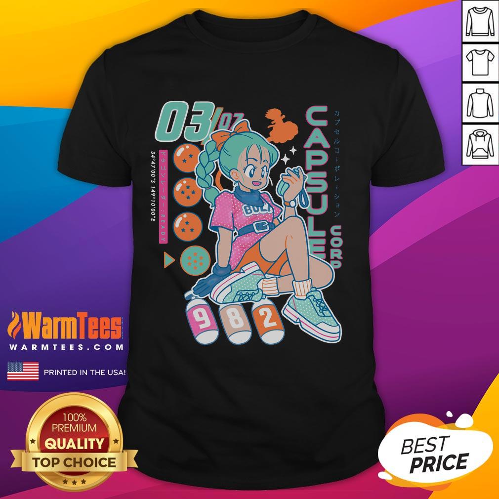 Cute Bulma Boyfriend Detector Capsule Corporation Anime Retro T Shirt Retro Cute Bulma Boyfriend Detector T-Shirt from Capsule Corporation, featuring vibrant anime design and playful graphics.