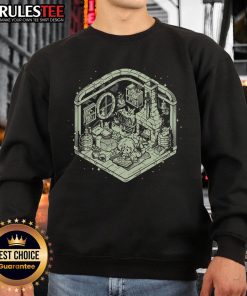 Alt Text: Cute cozy Hero's Hideout sweatshirt featuring Link from The Legend of Zelda, perfect for fans and gamers.