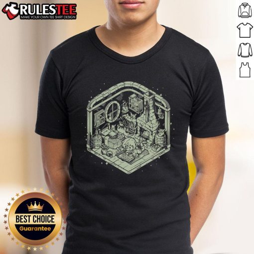 Cute Cozy Hero's Hideout T-Shirt featuring Link from The Legend of Zelda, perfect for fans of the iconic game.