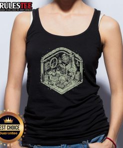 Alt Text: Cute Cozy Heroes Hideout: The Legend of Zelda Link Tank Top featuring vibrant graphics and a comfortable fit.