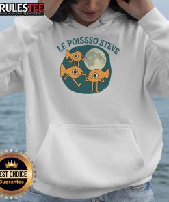 Cute Fish Le Poisson Steve Hoodie featuring a playful fish design, perfect for casual wear and marine life lovers.