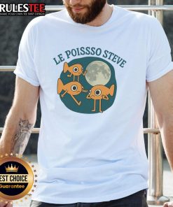 Alt Text: Cute Fish Le Poisson Steve T-Shirt featuring a playful fish design on a vibrant background, perfect for fish lovers.