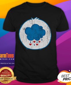 Cute grumpy bear retro T-shirt featuring an adorable bear graphic in vintage style, perfect for casual wear.