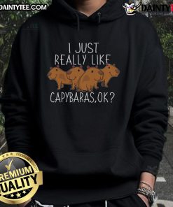 Alt Text: Cute capybara lover hoodie featuring an adorable capybara design, perfect for animal enthusiasts and cozy style.