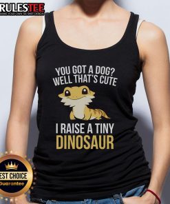Cute lizard and gecko with a bearded dragon in a tank top, showcasing the charm of raising a tiny dinosaur pet.