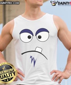 Adorable cute monster face Halloween costume tank top perfect for festive celebrations and costume parties.