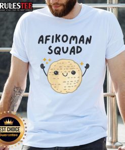 Alt Text: Cute Passover Afikoman Squad Pesach T-Shirt featuring playful design for festive celebrations.