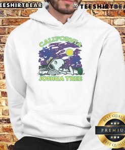 Cute Peanuts Snoopy hoodie design inspired by Joshua Tree National Park, perfect for fans and outdoor lovers.